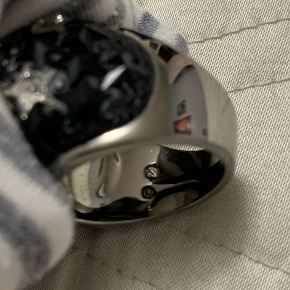 Genuine Swarovski Crystal Fizz Star Cocktail Ring Size 58/Size 8 - Picture 6 of 16